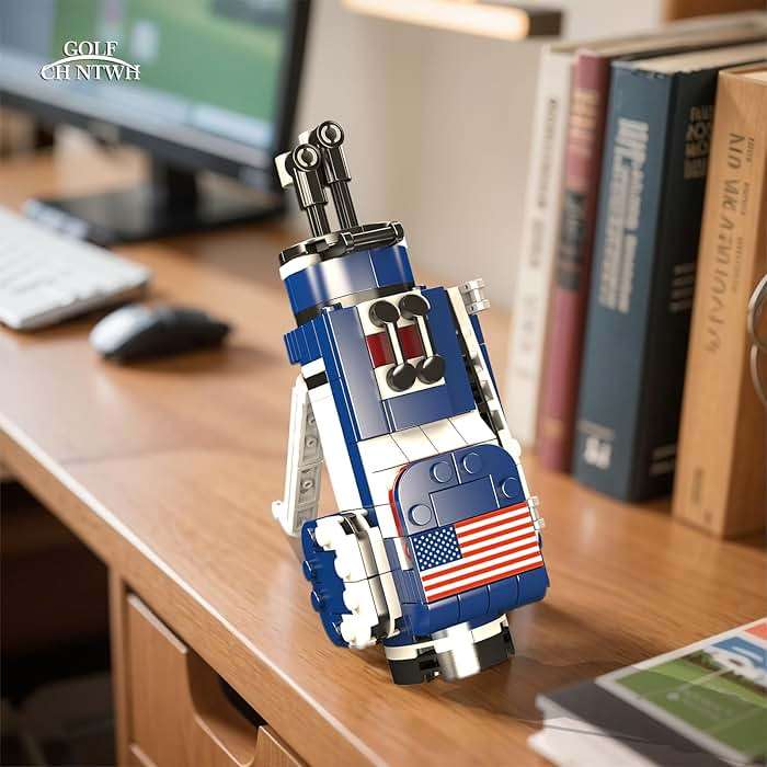 Golf Bag Toy Building Set Compatible with Lego Golf - Golf Party Decor, Desk Decor, Gag Golf Gift - Image 7