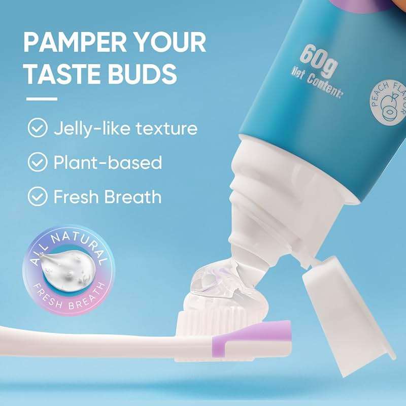 BodyAccel Tongue Cleaner Gel with Tongue Brush – Fresh Breath Oral Care Kit – Tongue Scraper Gel Set for Bad Breath Removal, Maintain Oral Health - Image 2