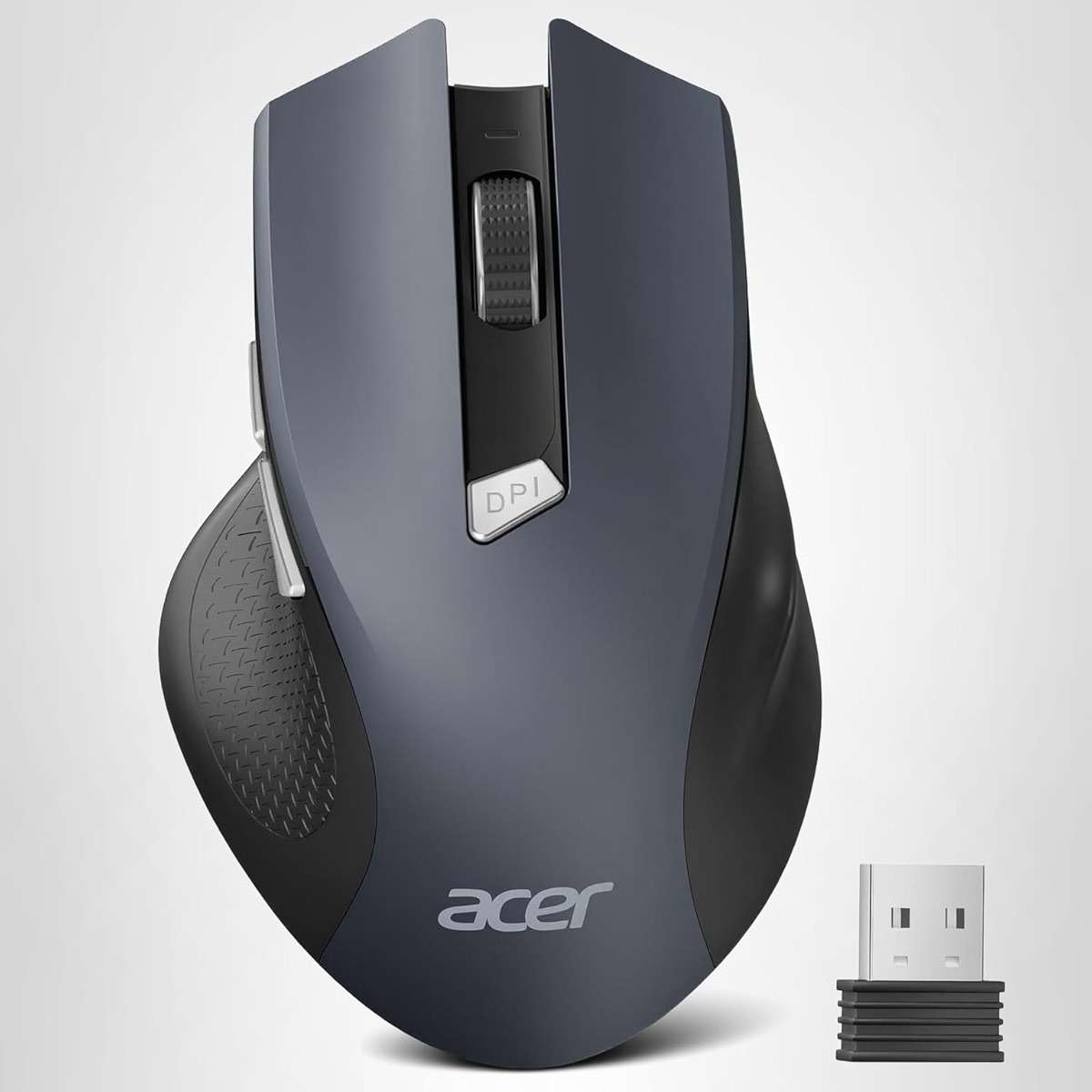 acer Wireless Mouse for Laptop, 2.4GHz Computer Mouse 3 Adjustable DPI Office Cordless USB Mice with USBA Receiver, 6 Buttons, 1600 DPI, Medium to Large Sized Hands Compatible with PC, Laptop, Desktop - Image 10