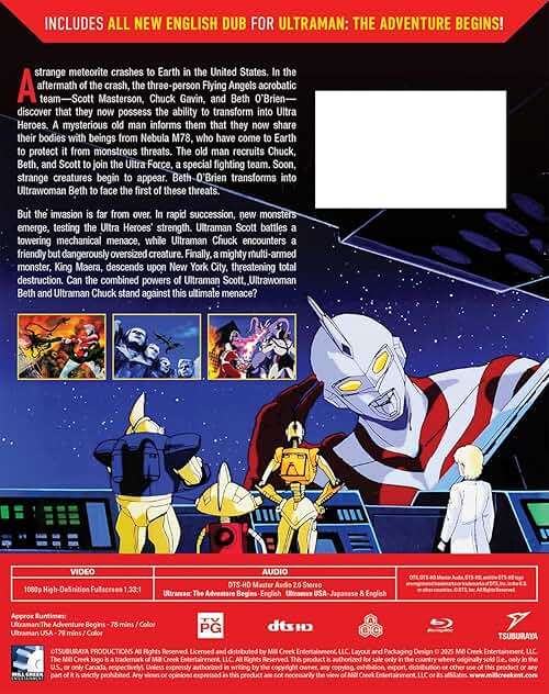 Ultraman USA (a.k.a. Ultraman: The Adventure Begins) [Blu-Ray] - Image 2