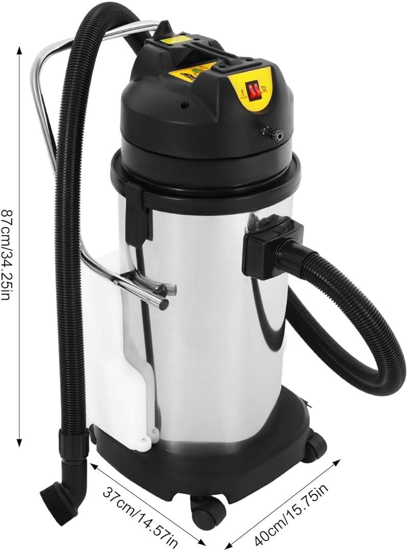 AKSDSGA 40L/11Gal Commercial Carpet Cleaning Machine, 1000W 110V Professional Commercial 3 in 1 Carpet Spraying Floor Brush Cleaner Extractor Vacuum Washing Machine Portable Carpet Cleaner Wet Dry - Image 2