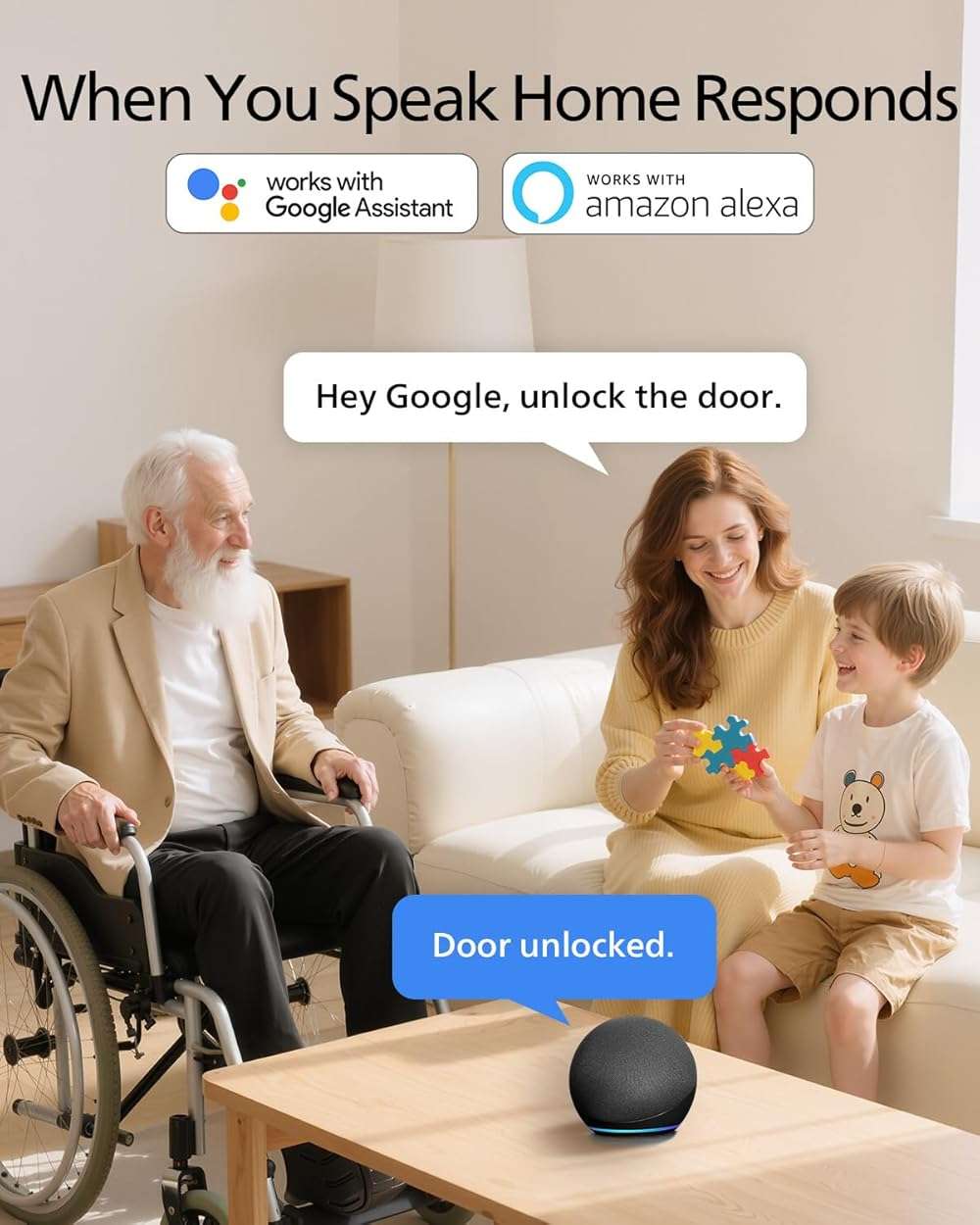 Philips Wi-Fi Door Lock, WiFi Smart Lock Keyless Entry Deadbolt for Front Door, Compatible with Alexa & Google Assistant, Remote Control, Built-in WiFi, APP Fingerprint Passcode Unlock, Auto Locking - Image 4