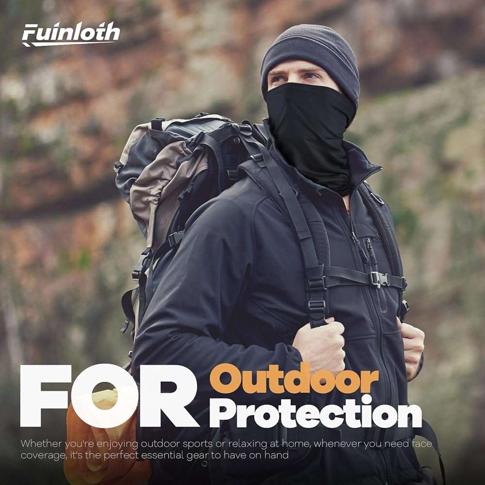 Fuinloth Neck Gaiter, 6 Pack Cooling UV Protection Bandana Face Mask Gator Scarf for Men Women - Image 5