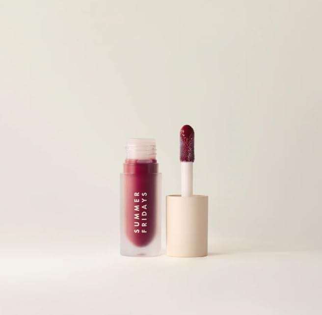 Summer Fridays Dream Lip Oil in Midnight Berry - Image 1