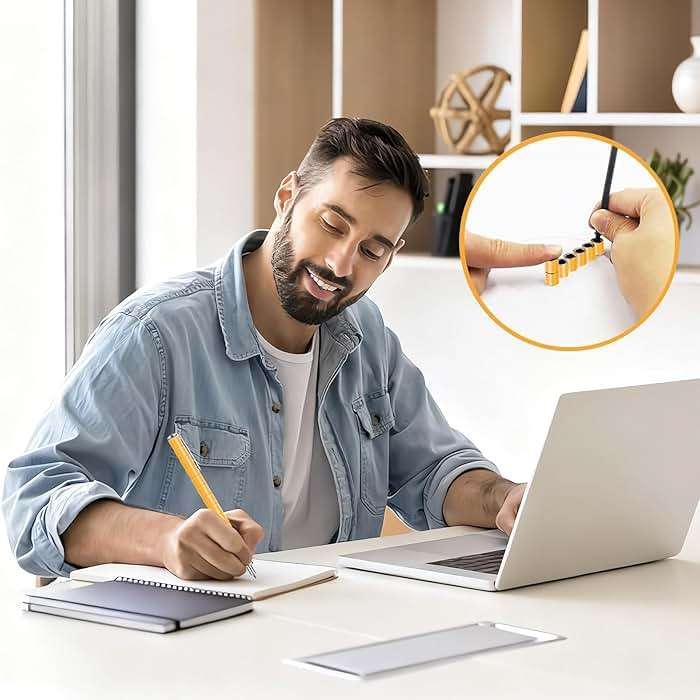 Graduation Gift Magnetic Fidget Pen: Creative Thinking Writing Tool for Teens College Students, Stress Reliever Desk Toy for Focus & ADHD, Modular Geometry Building Pen, Cool Birthday Gift for Him Her - Image 2