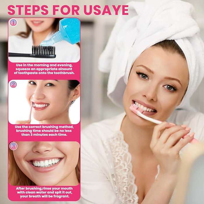 2Pcs Niacinamide Whitening Toothpaste Radiant Whitening Toothpaste, Niacinamide Intensive White Toothpastes, Nicotinamide White Toothpastes, Deep Cleaning Care - Image 7