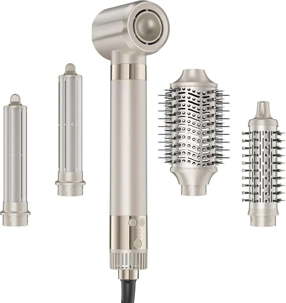 5-in-1 Hot Air Styler -Auto Curling, Frizz-Free Volumizing - Image 4