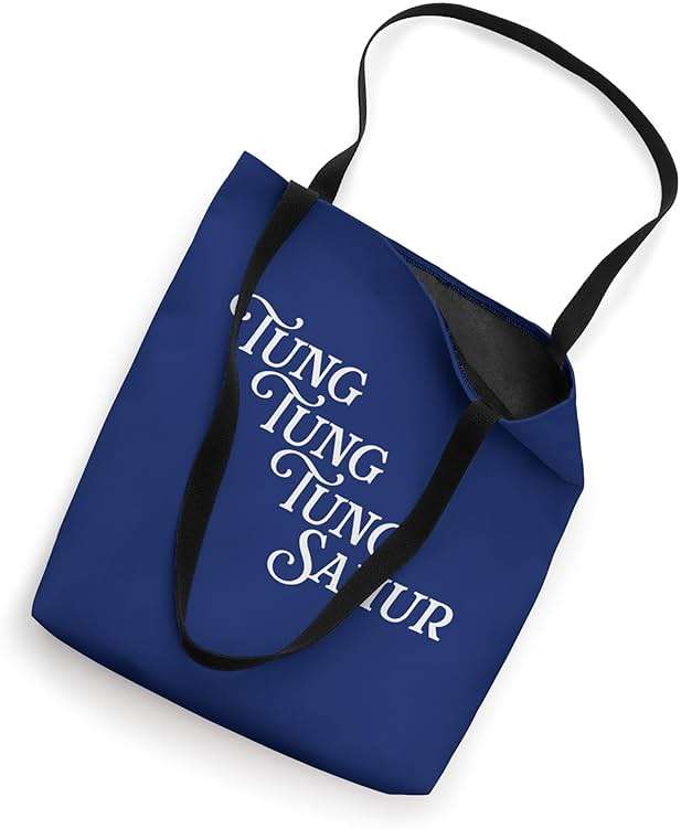 Tung Tung Tung Sahur Meme Chant Viral Joke Internet Trend Tote Bag - Image 2