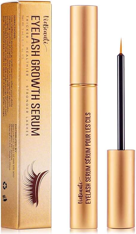VieBeauti Lash Serum for Eyelash Growth: 5mL Eyelash Growth Serum with Advanced Formula to Boost Longer Fuller and Thicker Looking Lashes - Vegan & Cruelty-Free for Sensitive Eyes 5-Month Supply - Image 1
