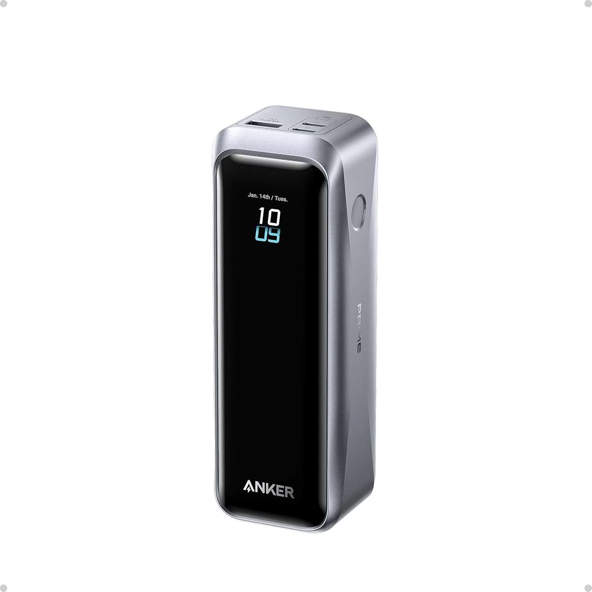 Anker Prime Power Bank, 20,100mAh 3-Port Portable Charger with 220W Max Output, Two-Way Charging, TSA-Approved, App Control, for MacBook, iPhone 17/16 Series, and More (Base Not Included) - Image 1