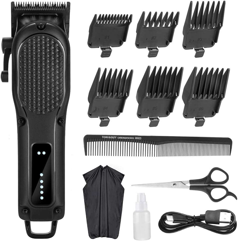 NUTCORE Men's Hair Clippers for Professional Hair Trimmer Cordless Rechargeable Powerful Beard Trimmer Hair Cutting Grooming Tool - Image 1