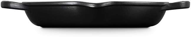 Le Creuset Enameled Cast Iron Signature Deep Round Grill, 9.75", Licorice - Image 5