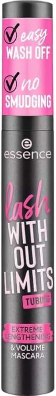 essence | Lash Without Limits Tubing Extreme Lengthening & Volume Mascara | Waterproof & Tubing| Vegan, Cruelty Free & Paraben Free - Image 1