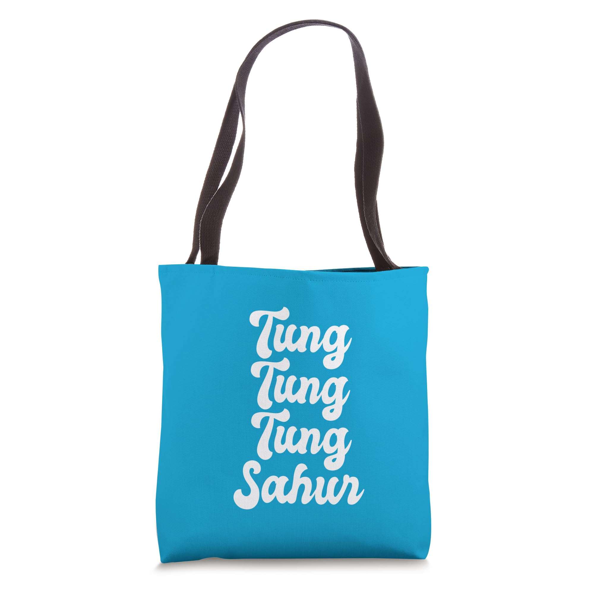 Tung Tung Tung Sahur Meme Viral Joke Drum Beat Wooden Log Tote Bag - Image 1