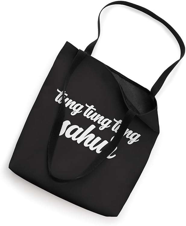 Tung Tung Tung Sahur Meme Drumming Wood Log Chant Viral Joke Tote Bag - Image 2