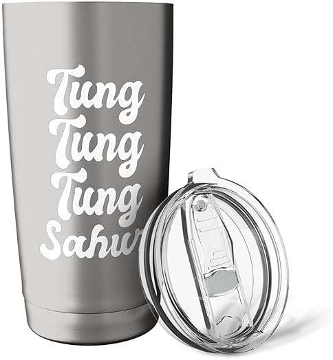 Tung Tung Tung Sahur Meme Viral Joke Drum Beat Wooden Log Stainless Steel Insulated Tumbler - Image 6