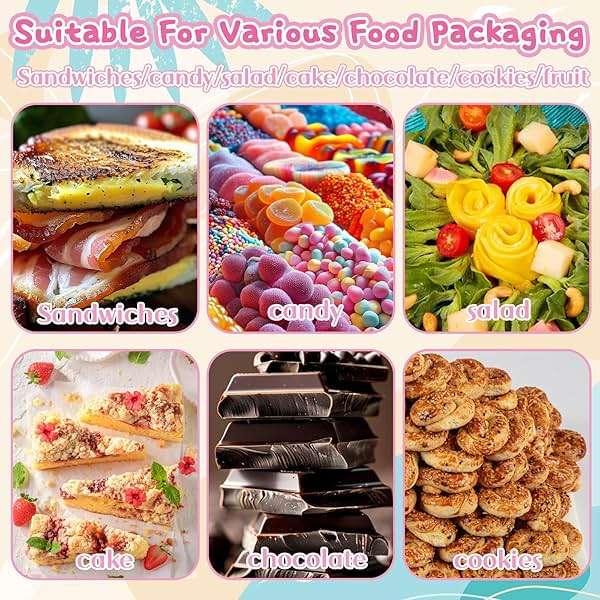 Haawooky 100 Pcs Clear Plastic Square Hinged Food Container,Disposable Cake Slice Clamshell Takeout Tray,Plastic To Go Containers with Clear Lids for Pastry,Salad,Dessert,Sandwiches,5.3"x 5.1"x 2.4" - Image 4