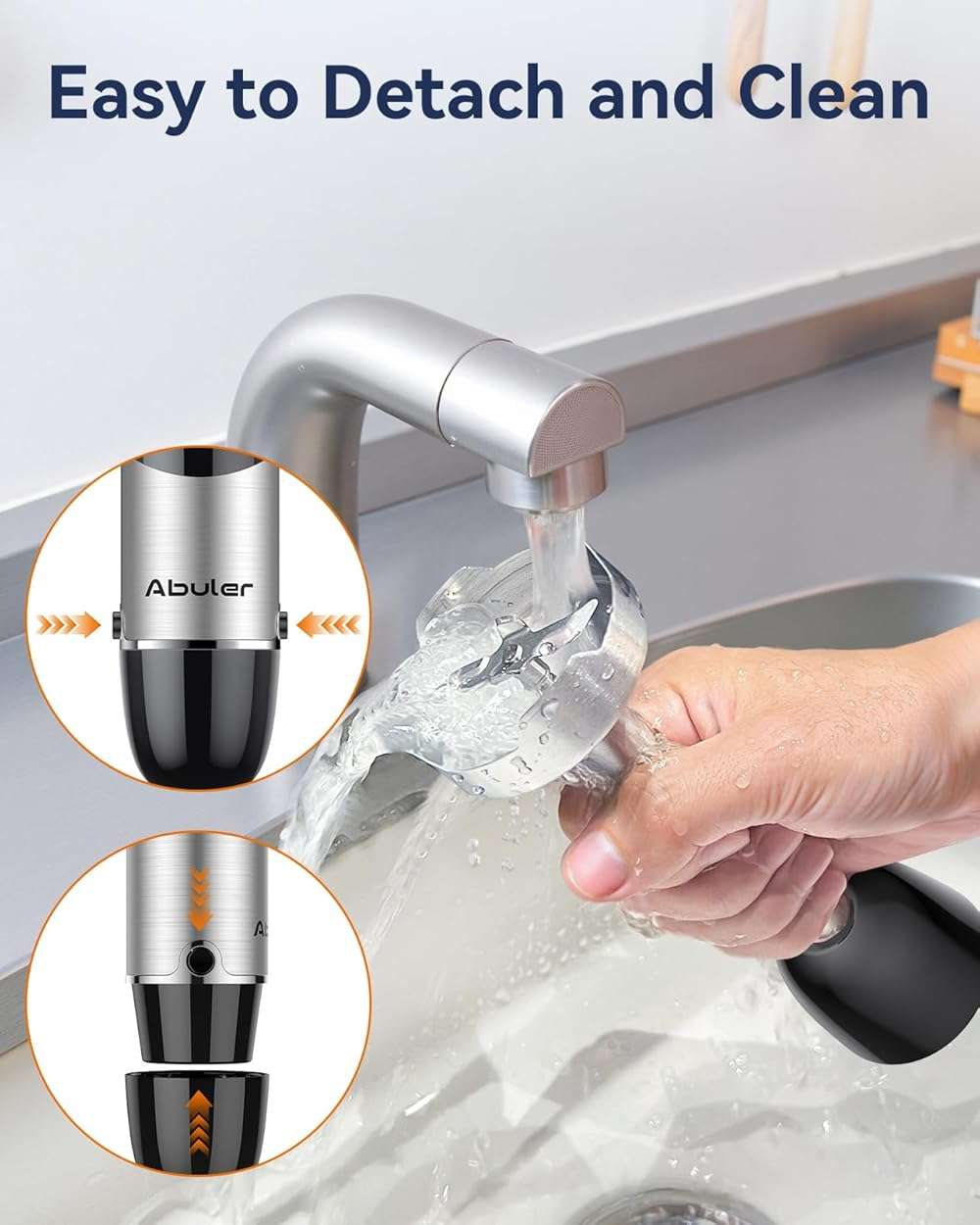 Immersion Blender Handheld 1000W 5 in 1 Corded Stick Hand Blender Kitchen with 12 Speed, BPA-Free, Mixing Beaker, Chopper, Whisk, Milk Frother, Perfect Emulsifier for Soup, Baby Food, Sauce, Puree - Image 7