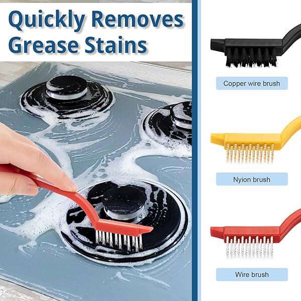 13Pcs Crevice Cleaning Brush Set, Multifunctional Hard Bristle Crevice Cleaning Brushes Tools for Deep Cleaning Gaps, Kitchens, Tight Spaces, Corners, Bottles, Cups, Teapots, Sinks, Bathrooms - Image 4