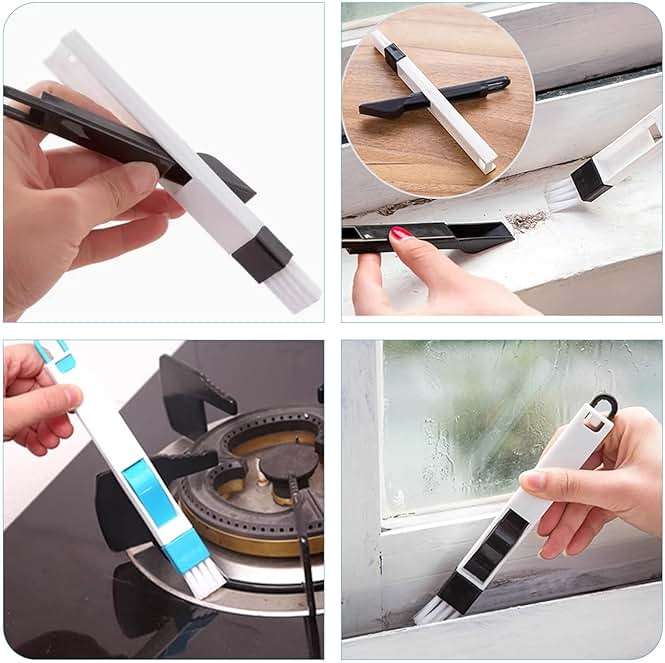 13Pcs Crevice Cleaning Brush Set, Multifunctional Hard Bristle Crevice Cleaning Brushes Tools for Deep Cleaning Gaps, Kitchens, Tight Spaces, Corners, Bottles, Cups, Teapots, Sinks, Bathrooms - Image 6