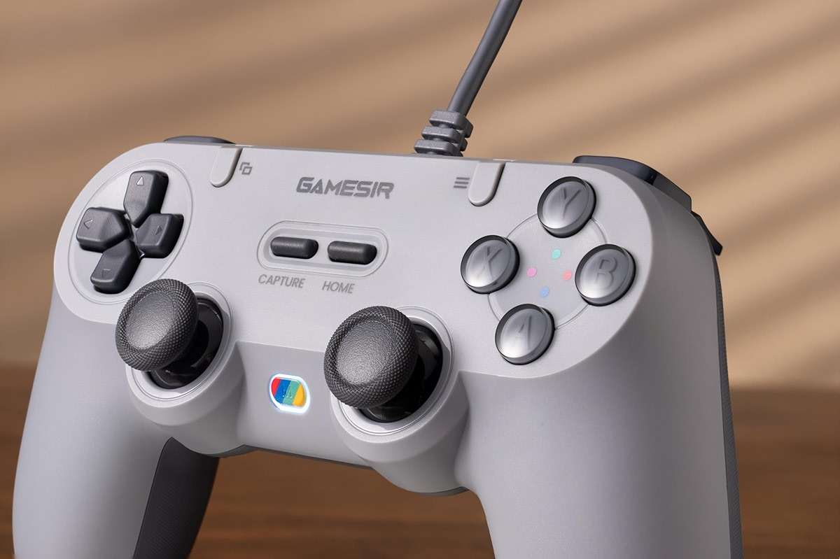GameSir Tegenaria Lite Wired Controller for PC , Wired 1000Hz Polling Rate, Hall Effect Joysticks and 2 Remappable Buttons, Dual Vibration , Turbo, PC Gaming Controller for Steam/Android/iOS/Switch ( Grey) - Image 2
