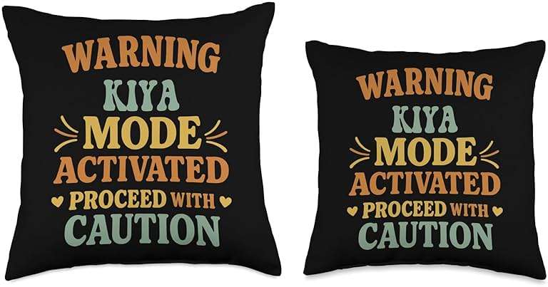 KIYA Personalized Women's Gift Custom KIYA Throw Pillow - Image 3