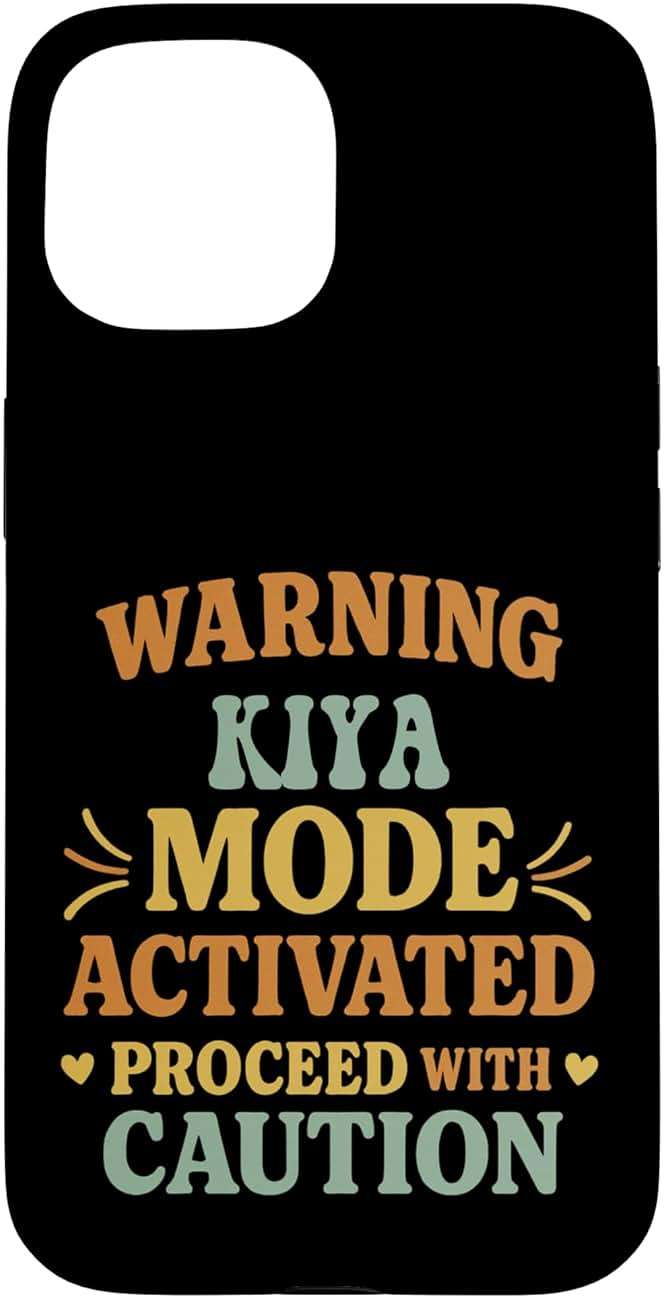 KIYA Personalized Women's Gift Custom KIYA Case for iPhone 15 - Image 1