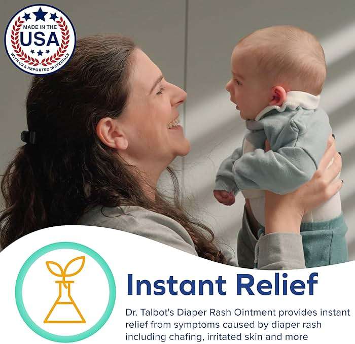 Dr. Talbot's Baby Diaper Rash Ointment - 1 oz - Zinc Oxide Skin Protectant with Peruvian Balsam - Treats and Prevents Rash - Image 2