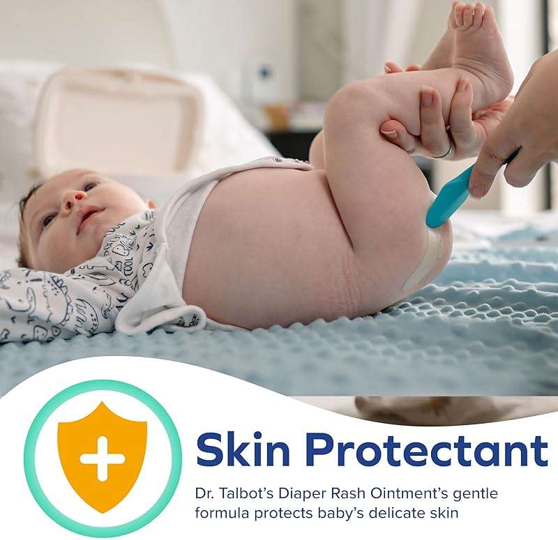 Dr. Talbot's Baby Diaper Rash Ointment - 1 oz - Zinc Oxide Skin Protectant with Peruvian Balsam - Treats and Prevents Rash - Image 3