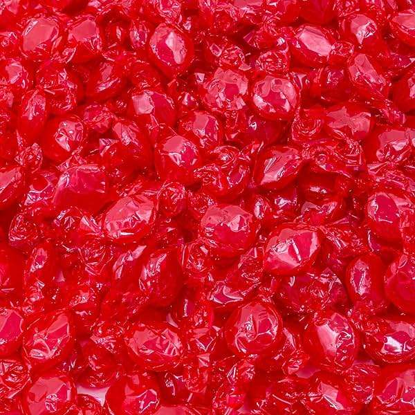 Cinnamon Hard Candy Discs 2 lb – Hot and Spicy Flavor, Individually Wrapped, Bulk, Resealable Bag - Image 1