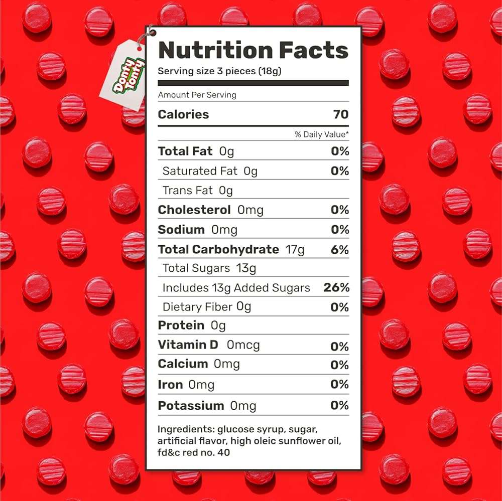 Cinnamon Hard Candy Discs 2 lb – Hot and Spicy Flavor, Individually Wrapped, Bulk, Resealable Bag - Image 2