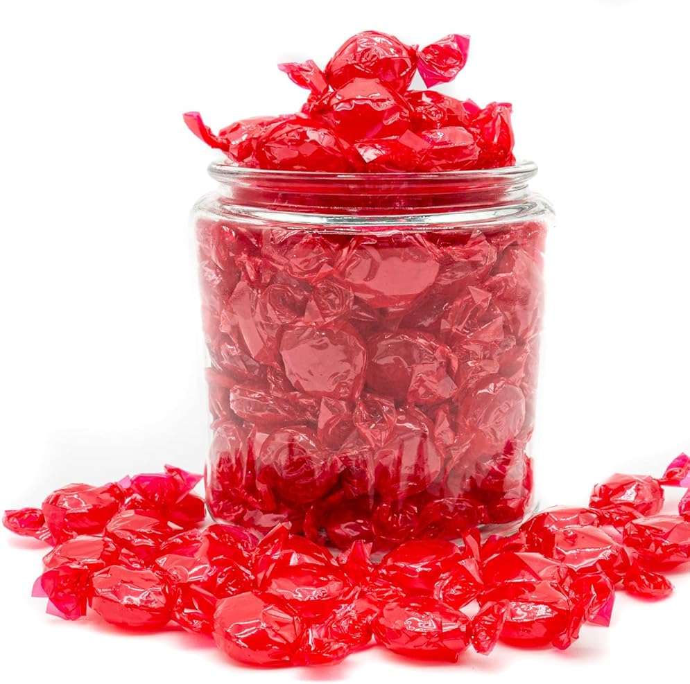 Cinnamon Hard Candy Discs 2 lb – Hot and Spicy Flavor, Individually Wrapped, Bulk, Resealable Bag - Image 6