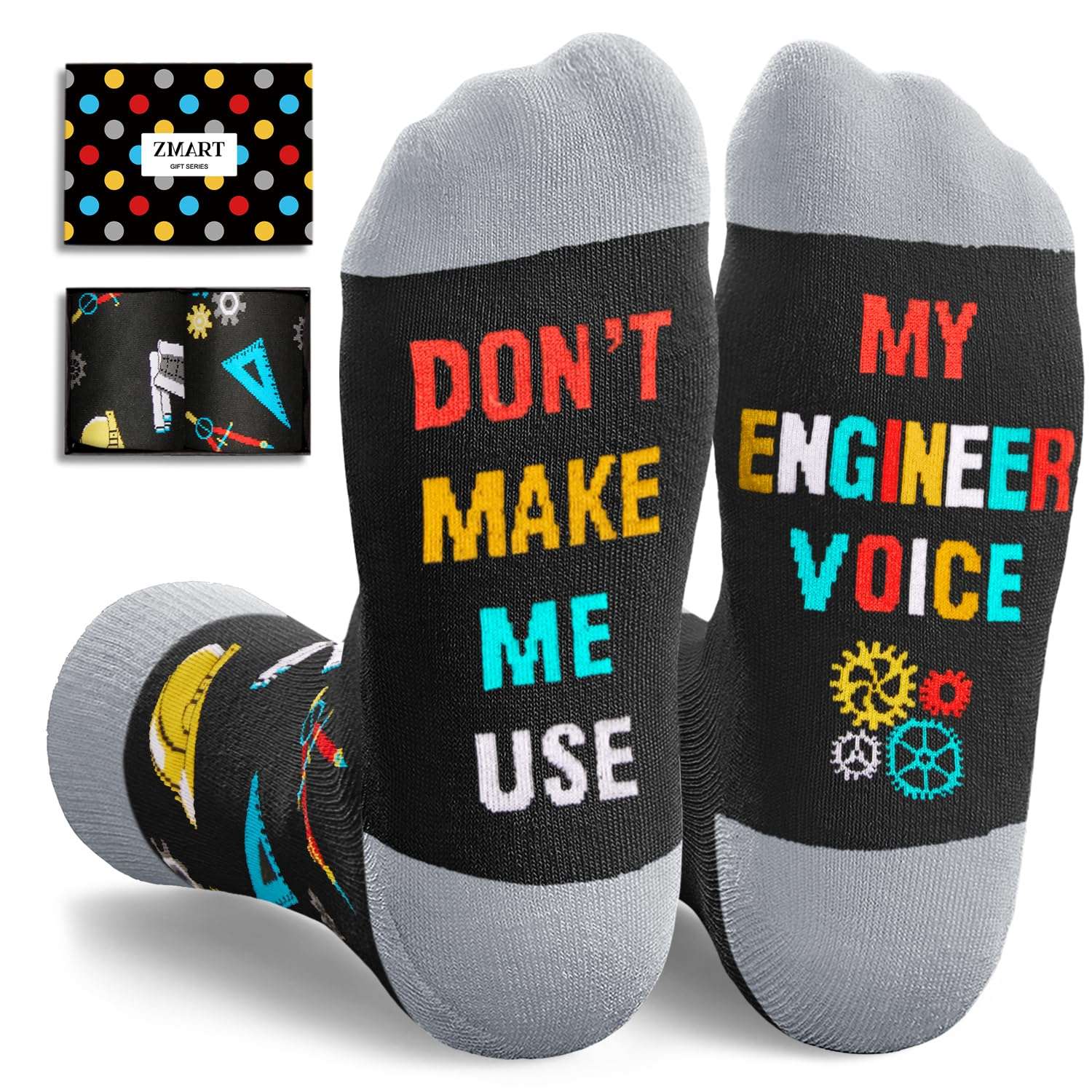 Zmart Professional Career Gifts - Socks for Engineers Coach Pilots Lawyers Teachers - Image 1