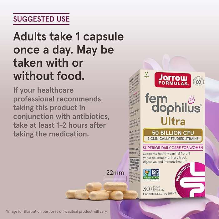 Jarrow Formulas Fem-Dophilus Vaginal & Digestive Probiotic 50 Billion CFU, 9 Clinically-Studied Strains, for Vaginal Flora & Yeast Balance, Urinary Tract, Digestive, & Immune Support, 30 Capsules - Image 6