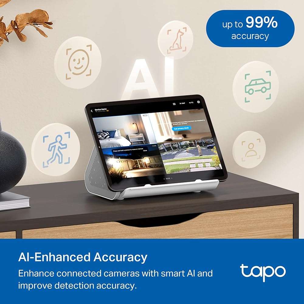 Tapo CentralHub for Smart Home Devices – Connect up to 16 Tapo Cameras & 64 Sub-G Sensors, 16GB Built-in Storage + 2.5'' SATA Expandable Storage Option, Improves Camera AI Accuracy - H500 - Image 5