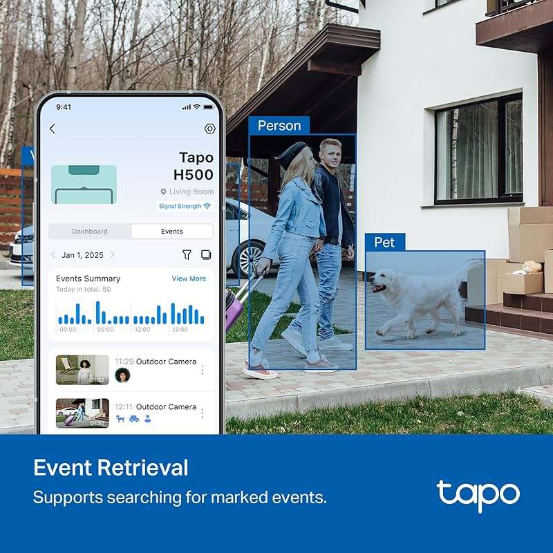 Tapo CentralHub for Smart Home Devices – Connect up to 16 Tapo Cameras & 64 Sub-G Sensors, 16GB Built-in Storage + 2.5'' SATA Expandable Storage Option, Improves Camera AI Accuracy - H500 - Image 7