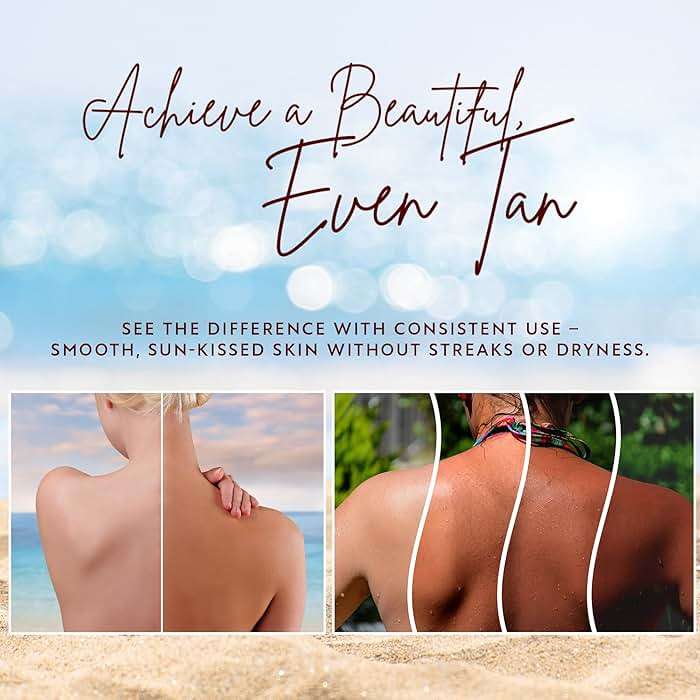 Carotene Tanning Gel for Deep Natural Tan – Tanning Accelerator with Coconut Oil, Carrot Extract & Vitamin E – Bronzing Body Moisturizer for Indoor & Outdoor Use - Image 3