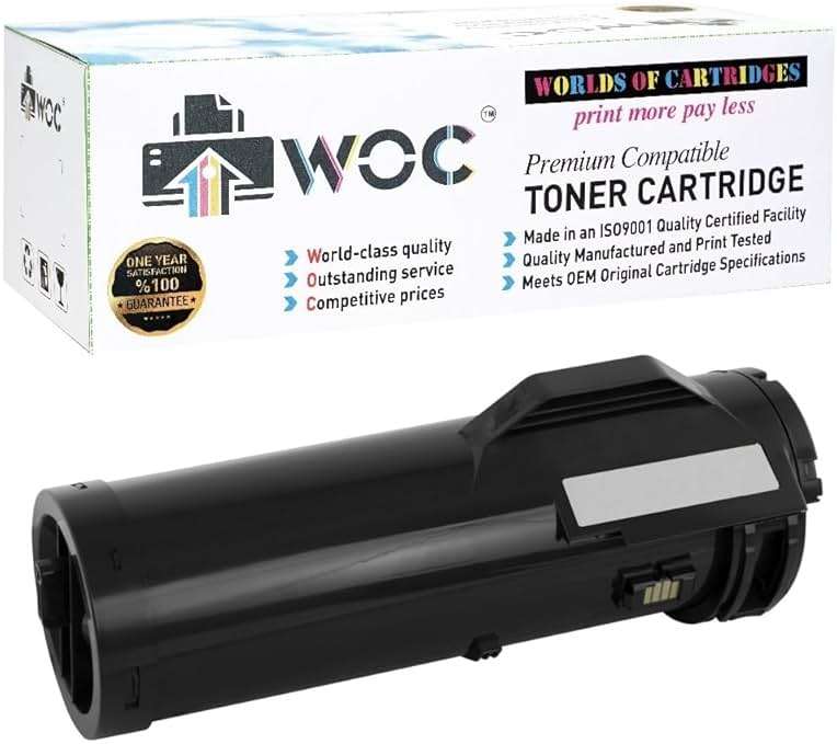 WOC Compatible Toner Cartridge Replacement for Xerox 106R03940 / 106R03942 / 106R03944 (Jumbo Black: 353% Higher Yield) for Use in VersaLink B600 / B605 / B610 / B615 - Image 1