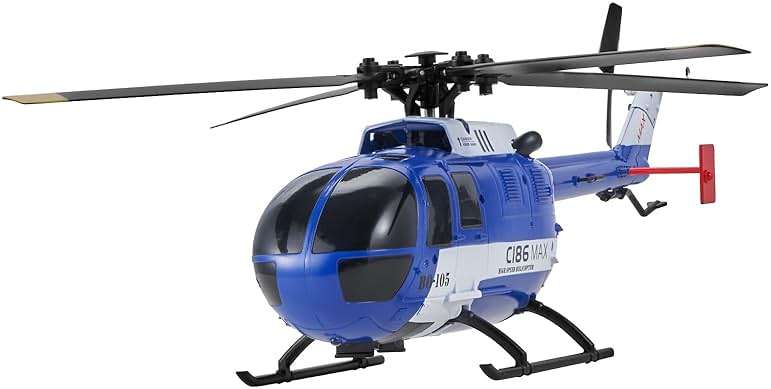 VEVOR RC Helicopter, 2.4GHz 4-Propeller Remote Control Helicopter with 6-Axis Gyro, 4-Channel RC Airplane for Beginner, LED Light & One-Key Takeoff/Landing, Plane Toys for Kids Ages 8 and up - Image 12