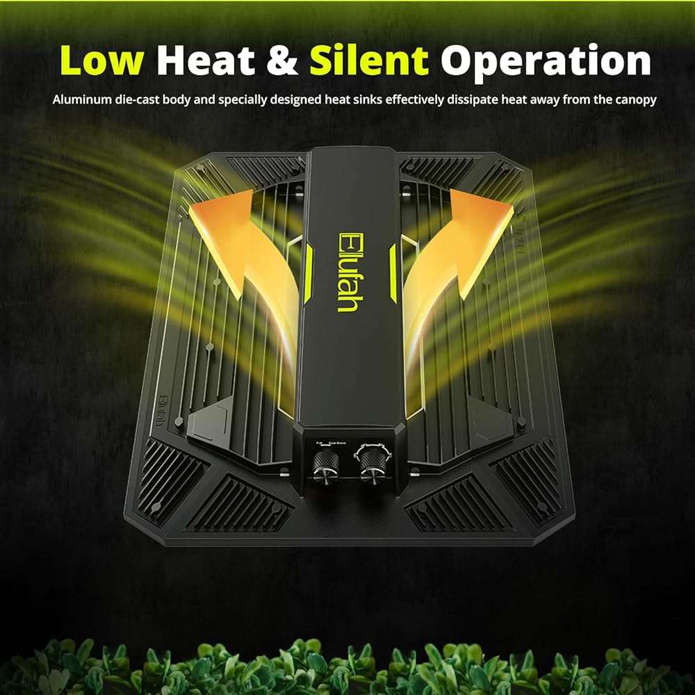 UAP1500 LED Grow Light, 150W Commercial Full Spectrum Grow Lights for Indoor Plants with Full Epar Boost Mode Switch & Daisy Chain, Dimmable Plant Light for Seeding Veg Bloom in 2x2, 3x3 Grow Tent - Image 5