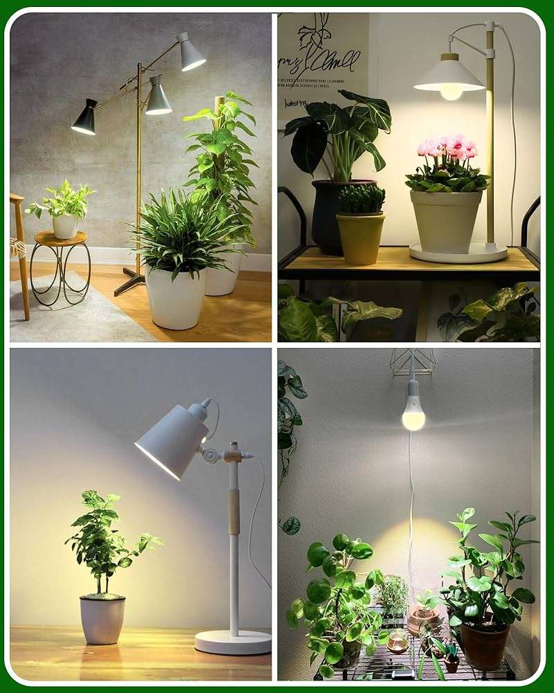 Flaspar Grow Light Bulbs A19 LED, Full Spectrum Plant Light Bulb for Indoor, E26 Base 11W Grow Bulb 100W Equivalent, Plant Lights for Indoor Growing, Flowers, Greenhouse, Seed Starting, 3 Pack - Image 6