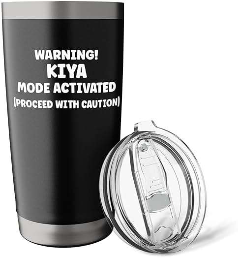 KIYA Personalized Women's Gift Custom KIYA Stainless Steel Insulated Tumbler - Image 6