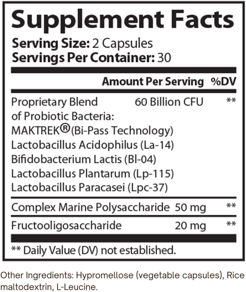 HAPPY MILLIONS Collagen Complex & Probiotic 60 Billion Capsules | Supports Skin, Joint & Digestive Health | Type I, II, III, V, X Collagen + MAKTREK Probiotic | 90 + 60 Capsules - Image 5