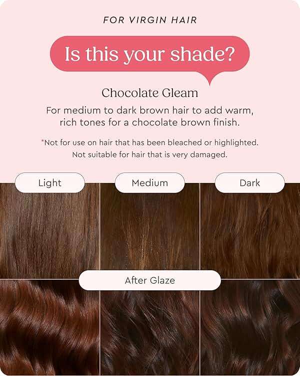 Glaze Supergloss Color Conditioning Gloss – Hydrating Semi-Permanent Color Hair Gloss & Shine Boost – For Dark Brown Hair – 6.4 Fl Oz - Chocolate Gleam - Image 5