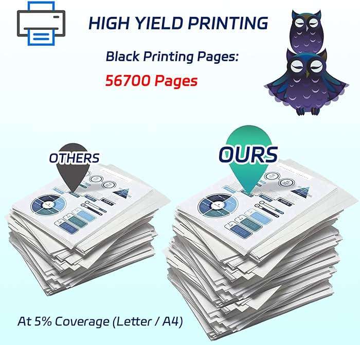 BIVOL 106R03944 Toner Cartridge Compatible for Xerox VersaLInk B600DN B600DT B600DX B600DXF B600DXP B605S B605SF B605SP Printers, with Chip, High Yield 56700 Pages, Vivid Colors (1 Pack Black) - Image 3