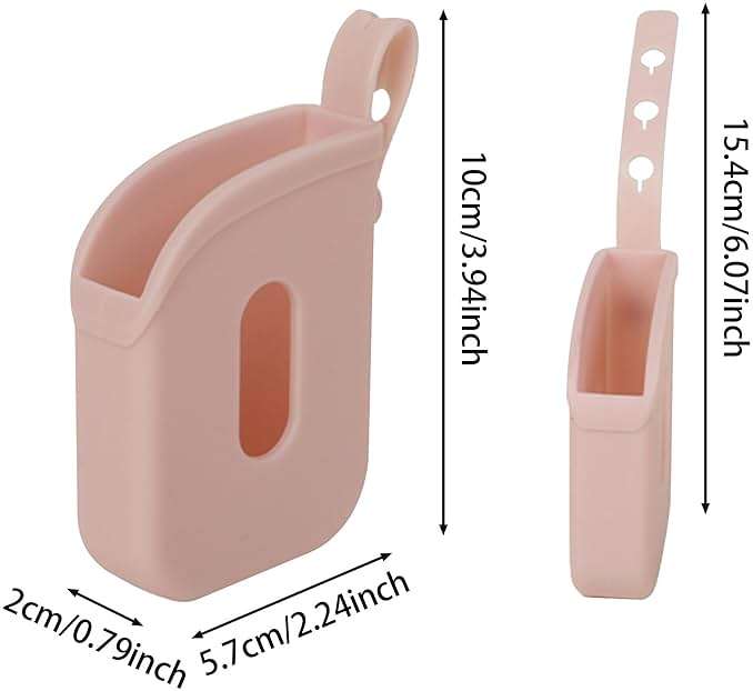 Dexprosy 2Pcs Silicone Case for Hand Sanitizer Spray for Touchland | Power Mist and Glow Mist 1FL OZ, Protective Travel Accessory with Adjustable Straps - Image 3