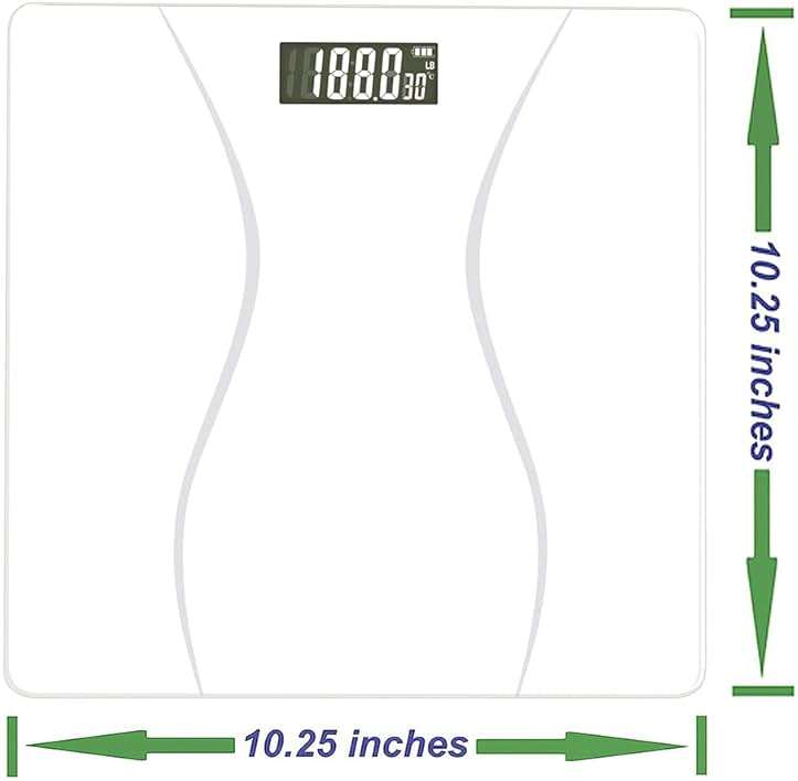 Scale for Body Weight, Digital Bathroom Scale, Weight Scales for People,Body Scale,White,Max:400LB/180KG,2 Weighing Units: LB/KG - Image 2