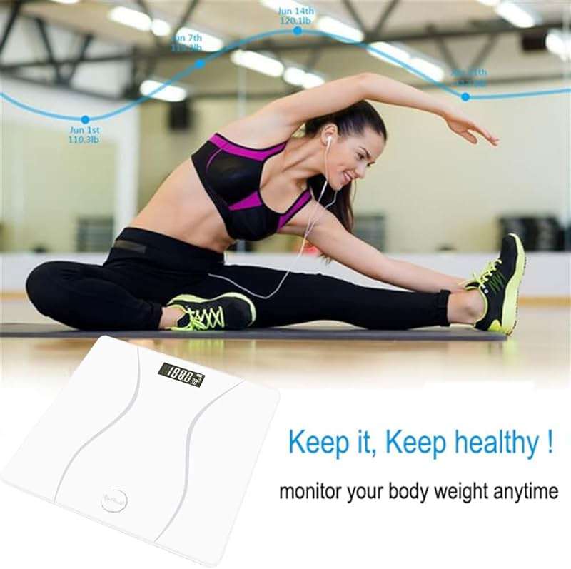 Scale for Body Weight, Digital Bathroom Scale, Weight Scales for People,Body Scale,White,Max:400LB/180KG,2 Weighing Units: LB/KG - Image 7