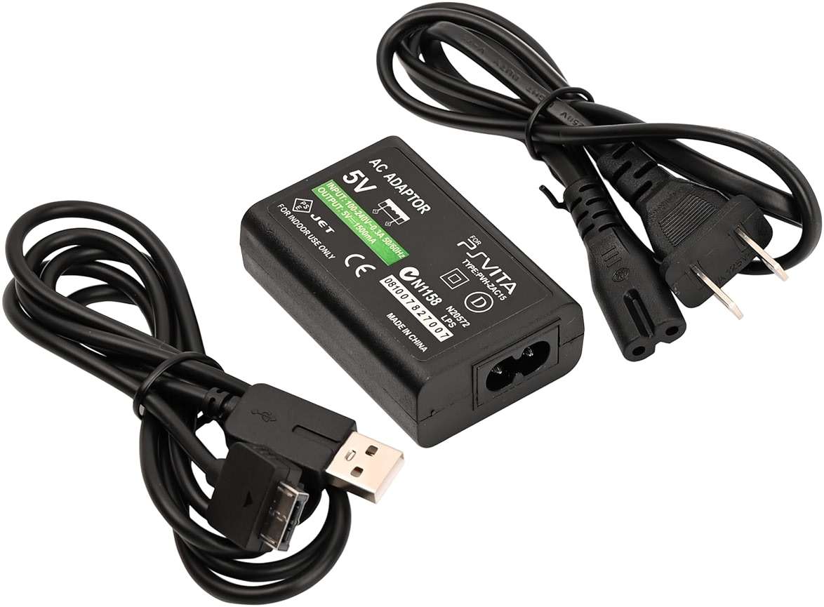 Fast Charger for PS Vita, AC Adapter Wall Charger Compatible with Sony PlayStation Vita 1000 Console (Only for PSVita 1000 Power Cord) - Image 1