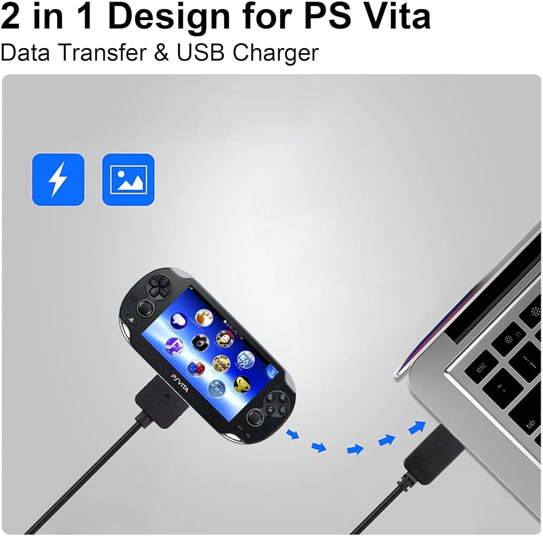 Fast Charger for PS Vita, AC Adapter Wall Charger Compatible with Sony PlayStation Vita 1000 Console (Only for PSVita 1000 Power Cord) - Image 3